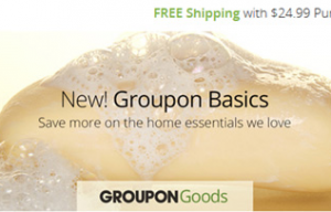 Groupon lanza Groupon Basics, su nuevo servicio de venta de productos de uso diario