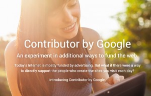 Google Contributor, un servicio de pago para navegar sin publicidad